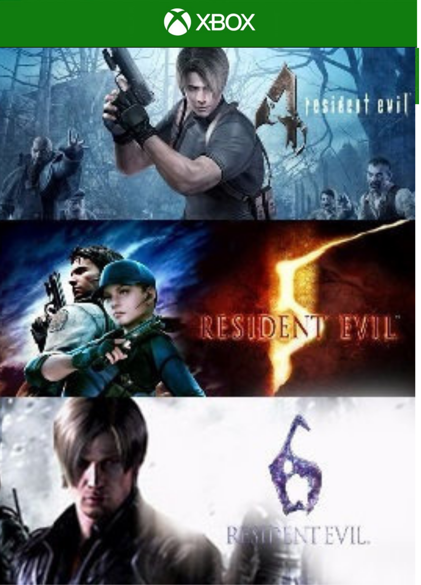 Resident Evil 4 5 6 Xbox One/Series